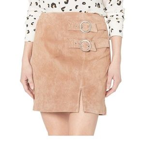 BLANKNYC Suede mini skirt